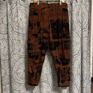 Rundholz Black label Graphic Print Brown Pants